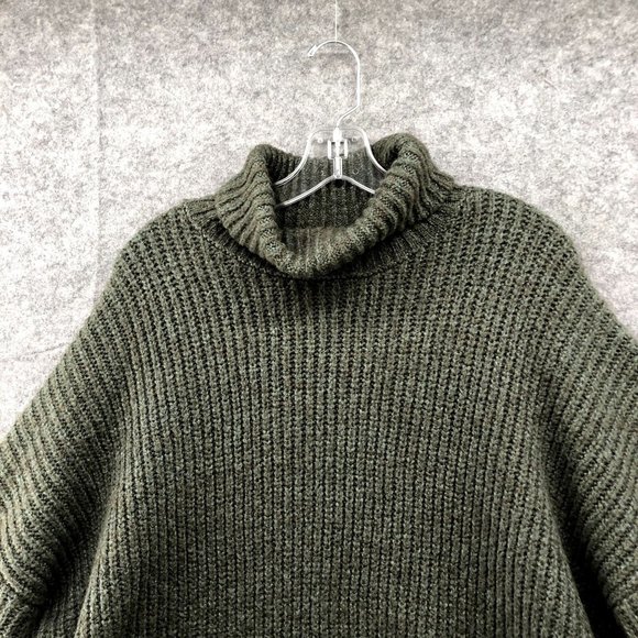 Old Navy Olive Green Turtleneck Sweater - Picture 3 of 13